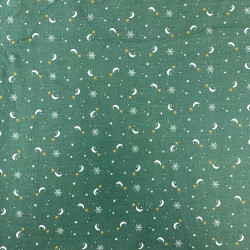 Printed Cotton KURIJ Pine / Ochre